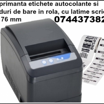 Imprimanta etichete autoadezive in rola, latime tiparire max. 76 mm