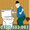Instalator sanitar desfundare WC