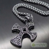 Pandantiv Amuleta Cruce Celtica Crucifix Cruciulita INOX PND005