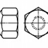 Piulita infundata standard (Hexagon cap nut)